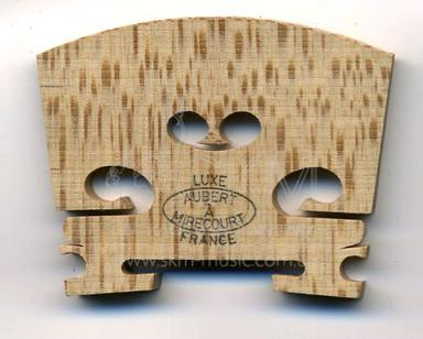 Violin bridge Aubert a Mirecourt LUXE, treated