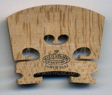 Підставка для скрипки Milo Stamm, Premium якості, з вигнутим мостом, 4/4