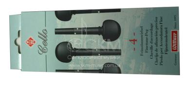 Tuning pegs 4pcs for cello 1 / 2-1 / 4 WITTNER Hi-Tec material, fine tuning, 10.8mm-12mm