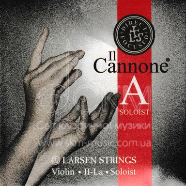 Violin String A LARSEN IL CANNONE SOLOIST, Synthetic/Aluminum Wound
