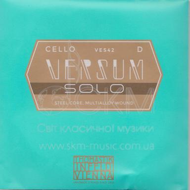 Cello string D THOMASTIK VERSUM SOLO, steel core/multi-alloy wound