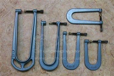 Набір із 5 алюмінієвих струбцин (затискачів) MACH глибиною від 100 до 220мм