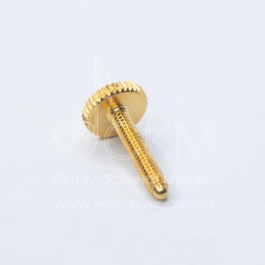 Replacement Screw Wittner tailpiece, Violin 4/4, gold-plated