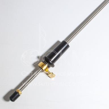 Cello spire ULSA, steel bar, 52cm, screw, ring-gold plated