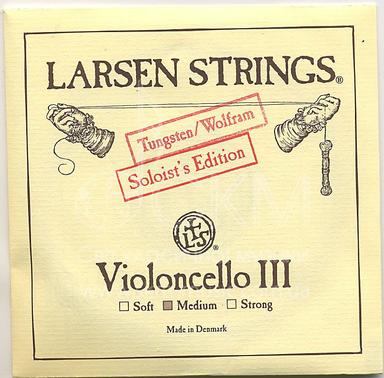Cello string G LARSEN SOLOIST, chrome steel/tungsten