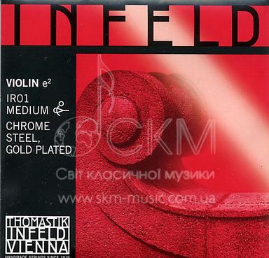Violin string THOMASTIK INFELD RED, chrome steel / gold plated