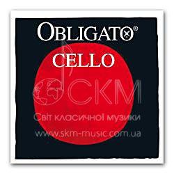 Струна для віолончелі Ля PIRASTRO OBLIGATO, сталь/хромсталь