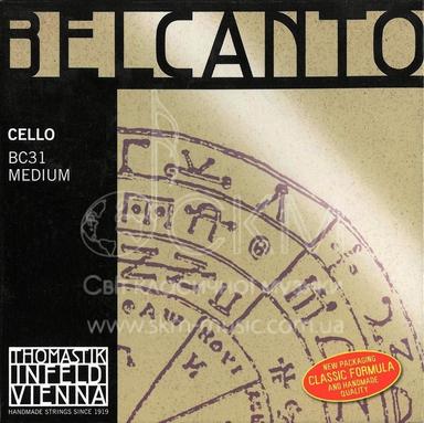 Струна для віолончелі Ре THOMASTIK BELCANTO, хромова обмотка