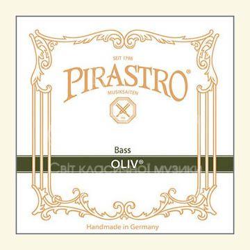 Струна для контрабаса Мі PIRASTRO OLIV, жила/хромсталь