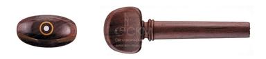 Violin peg 4/4, Swiss model, Parisian eye, rosewood, medium