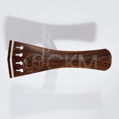Violin tailpiece, Hill model, rosewood, white saddle