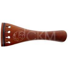 Violin tailpiece Tempel, boxwood horn trim, French model