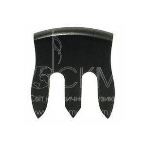 Violin mute, rubber three prongs