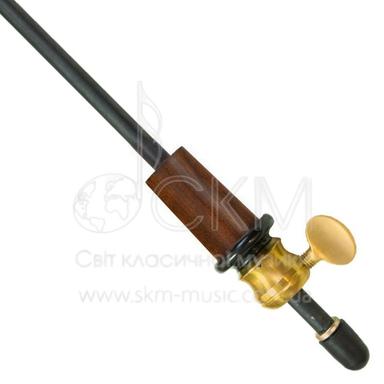 Cello spire ULSA, black anodized tube, rosewood, screw, ring-brass