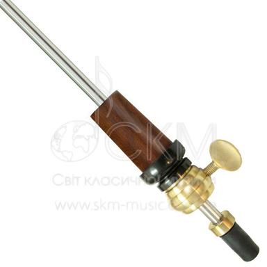 Cello spire ULSA, gold plated, chrome. steel tube, rosewood, screw, brass ring