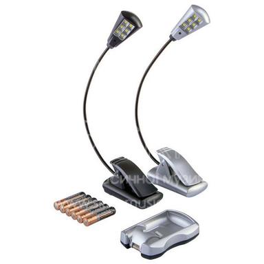 Комплект підсвіток для пюпітрів K&M 12289 Flex-Lights, 2 штуки (чорна, срібляста)