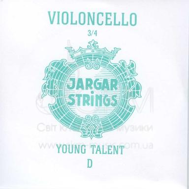 Cello string D JARGAR YOUNG TALENT 3/4, chrome steel