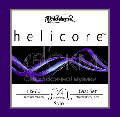 Струна для контрабаса Фа дієз D'ADDARIO HELICORE SOLO, сталь/нікель