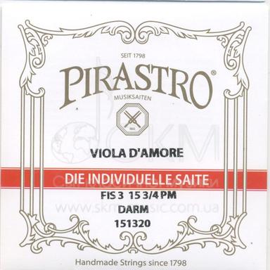 Струна для альта Фа дієз3 PIRASTRO D'AMORE, жила