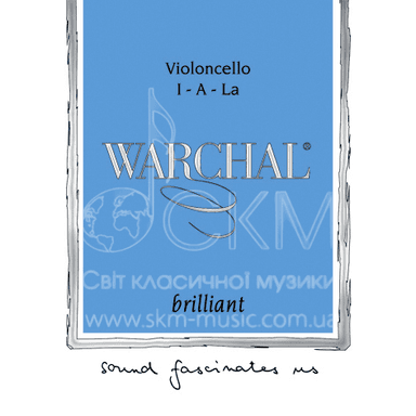 Струна для віолончелі Соль WARCHAL BRILLIANT, вольфрам/чисте срібло
