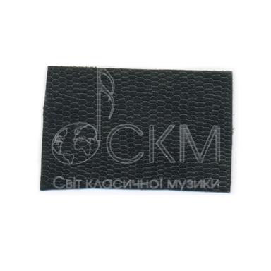 Заготовка шкіри кози, на один смичок, колір чорний, смужка 35 x 55мм