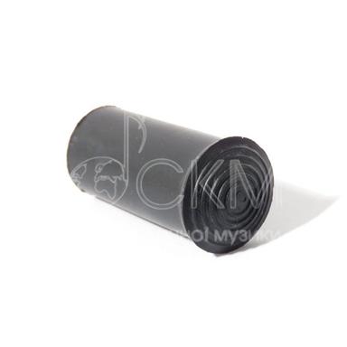 Double bass cap rubber, long, with metal insert