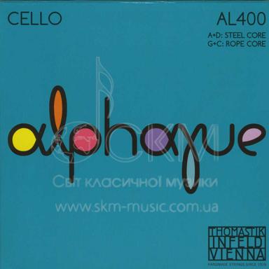 Комплект струн для віолончелі THOMASTIK ALPHAYUE 1/4