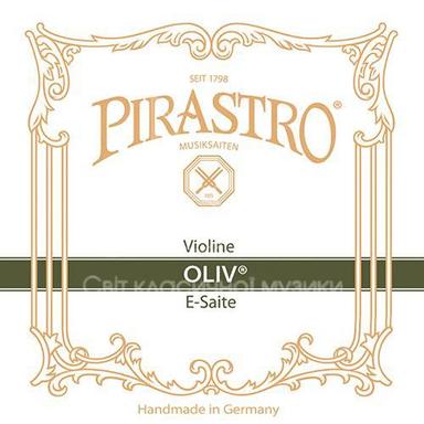 Струна для скрипки Соль PIRASTRO OLIV, жила/золото-серебро