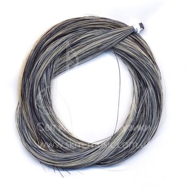 Волос монгольський, «сірий» (мішаний), високої якості, для контрабаса, 80 - 82 см, 10 гр.