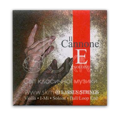 Violin string E LARSEN IL CANNONE SOLOIST, carbon steel, removable ball
