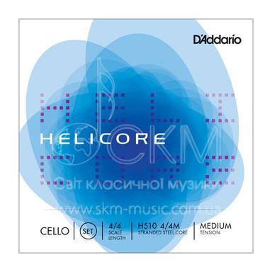 Комплект струн для віолончелі D'ADDARIO HELICORE 3/4