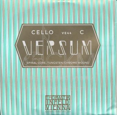 Струна для віолончелі До THOMASTIK VERSUM, спіральна сталева серцевина/вольфрам-хромова обмотка