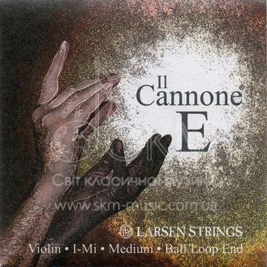 Violin string LARSEN IL CANNONE carbon steel, removable ball