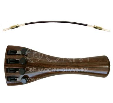 Wittner Viola Fingerboard, Hi-Tec Light Alloy, Rosewood, with Pendant