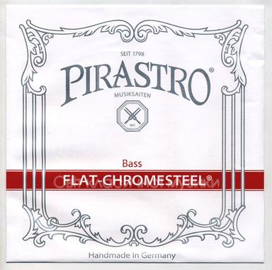 Струна для контрабаса Мі2 PIRASTRO FLAT-CHROMESTEEL SOLO, сталь/хромсталь
