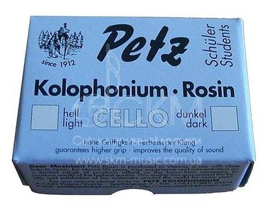 PETZ Students rosin for cello, dark