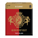 Трости для кларнета Rico Grand Concert Select Thick Blank, штука (№ 2; 2,5; 3; 3,5; 4; 4,5)