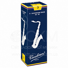 Трости для саксофона тенор Vandoren Traditional, штука (№ 1 - 1,5 - 2 - 2,5 - 3 - 3,5 - 4 - 5)