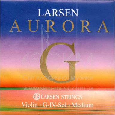 Струна для скрипки Соль LARSEN LARSEN AURORA, синтетика/серебряная обмотка