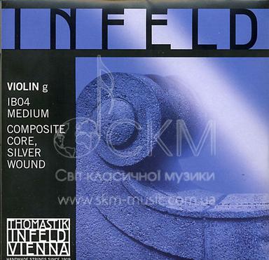 Струна для скрипки Соль THOMASTIK INFELD BLUE, композитная синтетическая основа /обмотка — серебро
