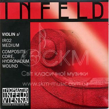 Струна для скрипки Ля THOMASTIK INFELD RED, композитная синтетическая основа /обмотка — гидроналиум