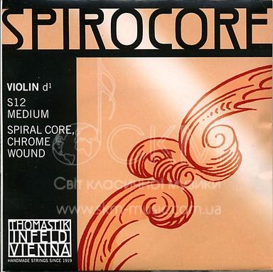 Струна для скрипки Ре THOMASTIK SPIROCORE, хромовая обмотка
