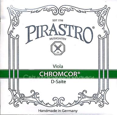 Струна для альта Ре PIRASTRO CHROMCOR, сталь/хромсталь