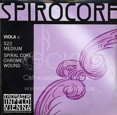 Струна для альта До THOMASTIK SPIROCORE, хромовая обмотка
