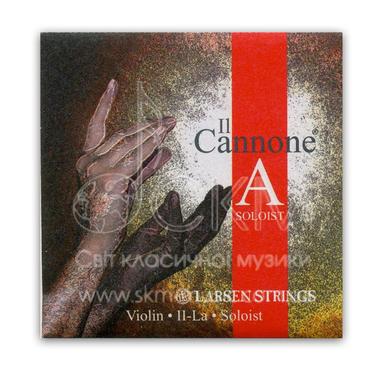 Струна для скрипки Ля LARSEN IL CANNONE SOLOIST, синтетика/алюминиевая обмотка