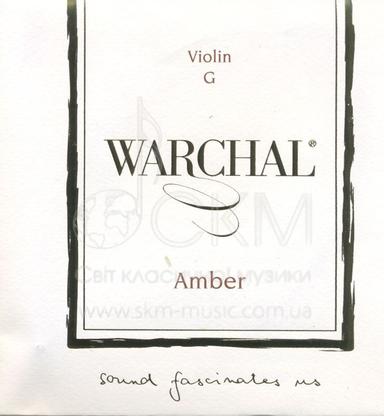 Струна для скрипки Соль WARCHAL AMBER, нержавеющая сталь/чистое серебро