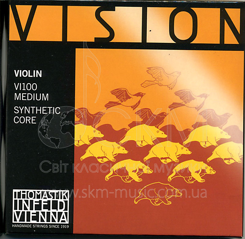 Комплект струн для скрипки THOMASTIK VISION (VI01, VI02, VI03A, VI04)