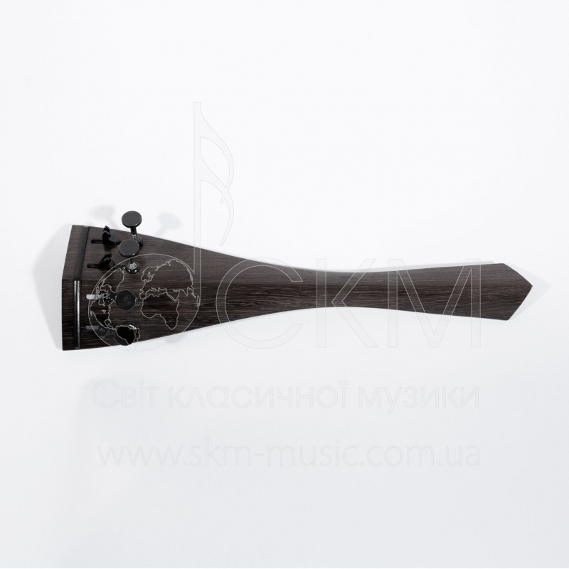 Подгрифник для виолончели ULSA английская модель, черное дерево, c машинками, с подвеской