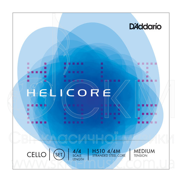 Комплект струн для виолончели D'ADDARIO HELICORE 1/8