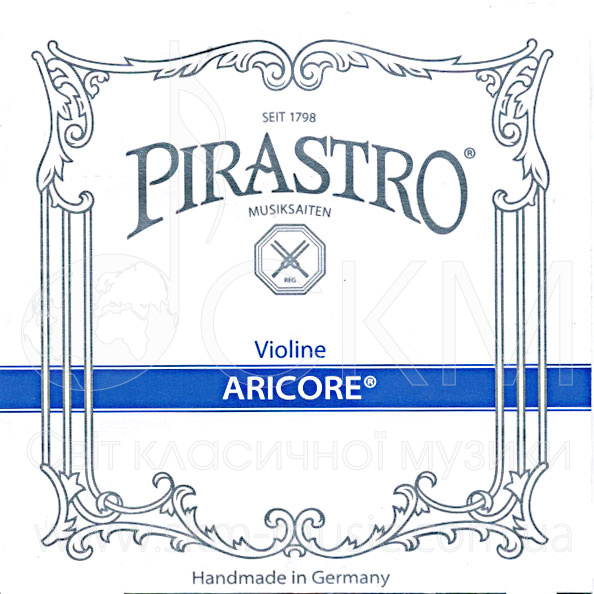 Струна для скрипки Ля PIRASTRO ARICORE, синтетика/хромсталь